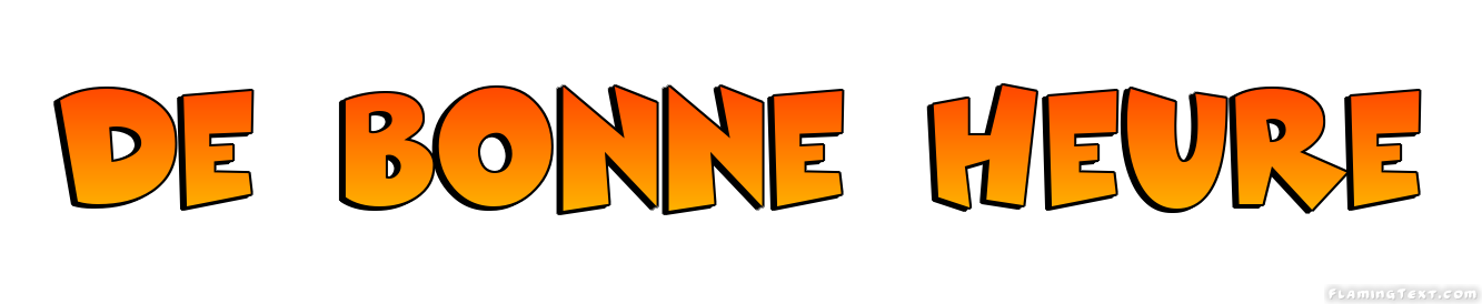 de bonne heure Logo