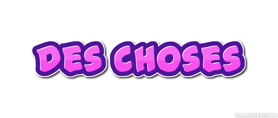 des choses Logo