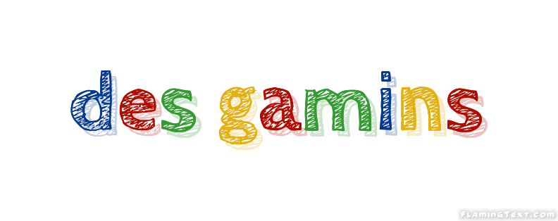 des gamins Logo