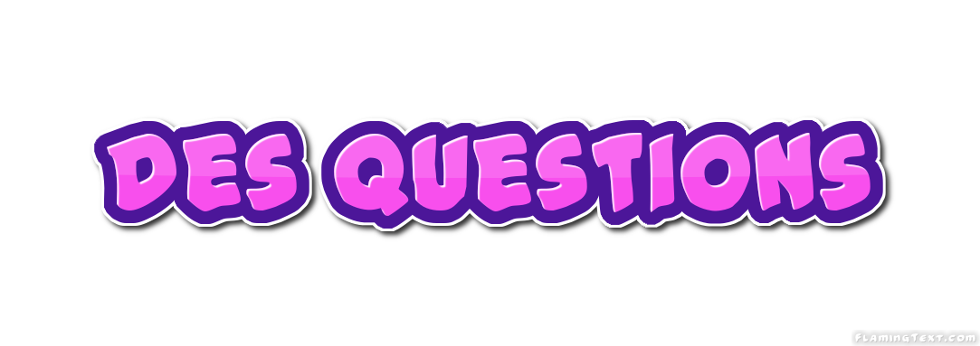 des questions Logo