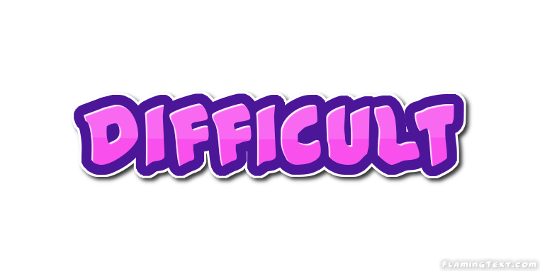 difficult Logo