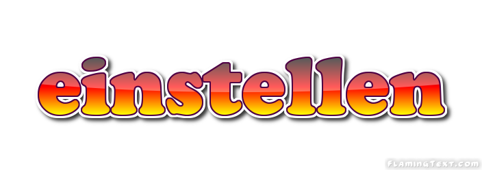 einstellen Logo