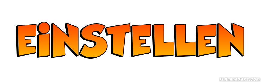 einstellen Logo