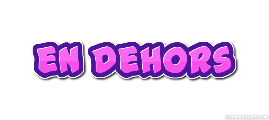 en dehors Logo