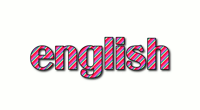 english Logo | Free Logo Design Tool from Flaming Text