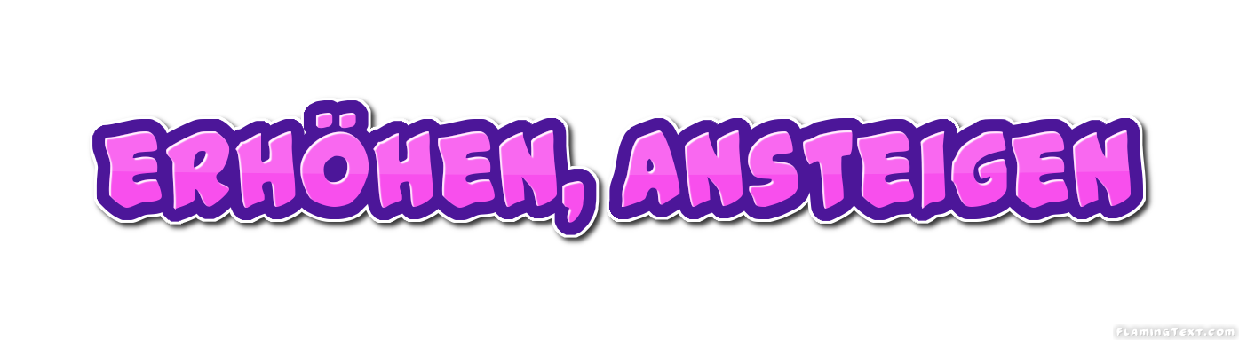 erhöhen, ansteigen Logo