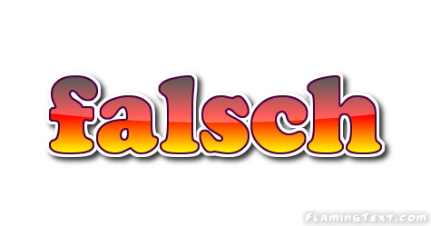 falsch Logo