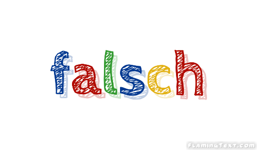 falsch Logo