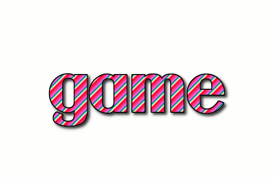 Game Word Animated GIF Logo Designs