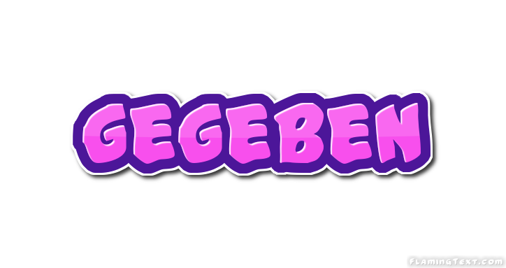 gegeben Logo