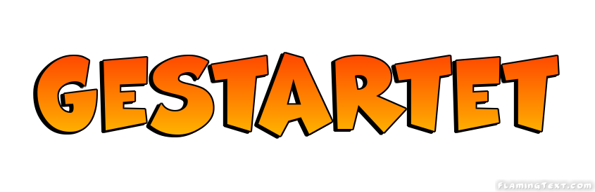 gestartet Logo