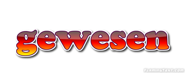 gewesen Logo