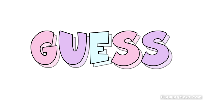 guess Logo | Logo Tool from Text