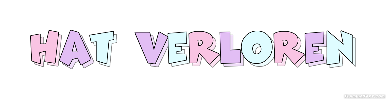 hat verloren Logo