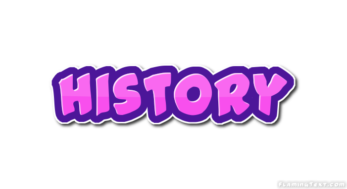 history Logo | Free Logo Design Tool from Flaming Text