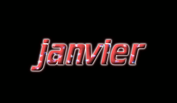 janvier Logo | Outil de conception de logo gratuit de Flaming Text