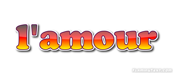 l'amour Logo