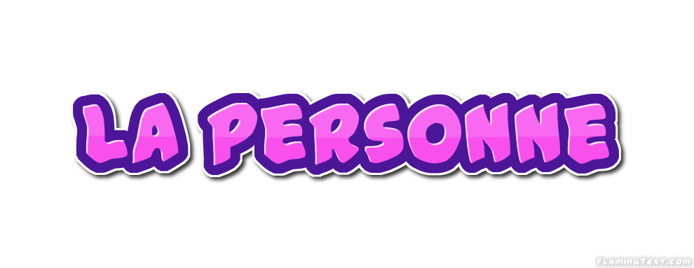 la personne Logo