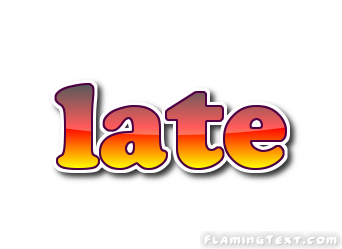 late Logo