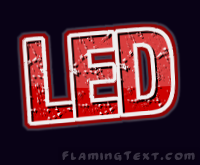 led Logo  Free Logo Design Tool from Flaming Text