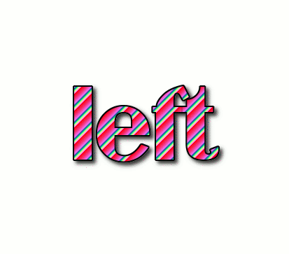 the word left