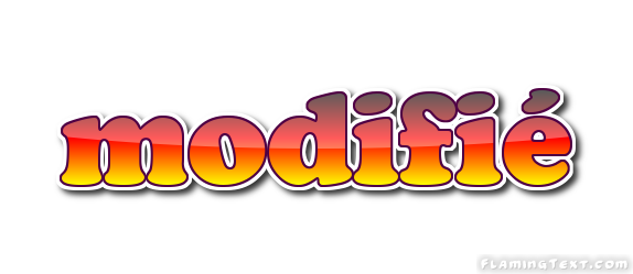 modifié Logo