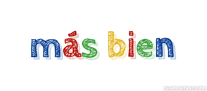 más bien Logo | Herramienta de diseño de logotipos gratuita de Flaming Text