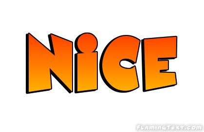 nice Logo | Free Logo Design Tool from Flaming Text