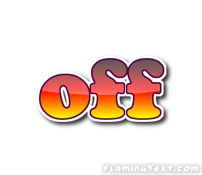 off Logo | Free Logo Design Tool from Flaming Text