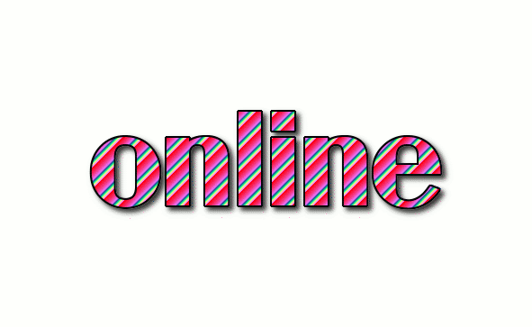 Online Word Animated GIF Logo Designs