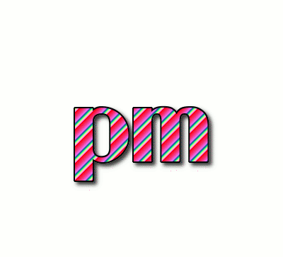 pm Logo  Free Logo Design Tool from Flaming Text