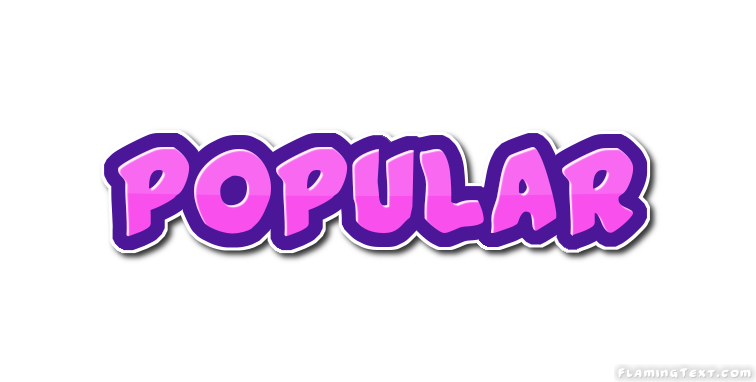 the word popular