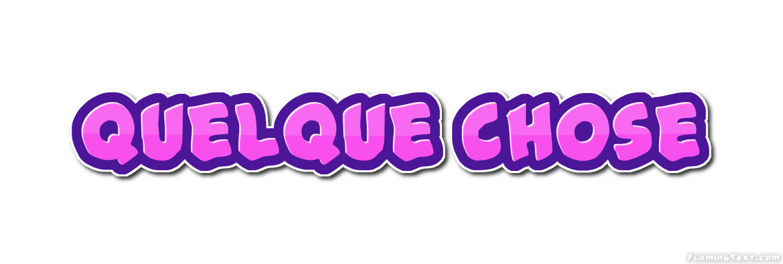 quelque chose Logo