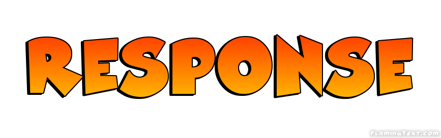response Logo | Free Logo Design Tool from Flaming Text