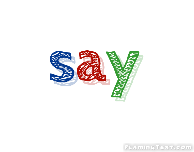 say Logo