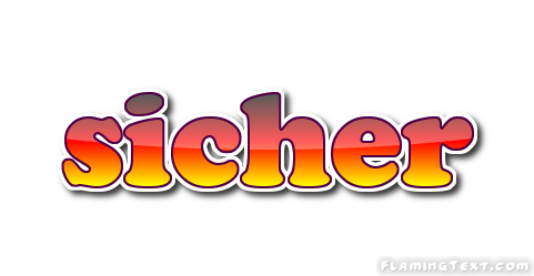 sicher Logo