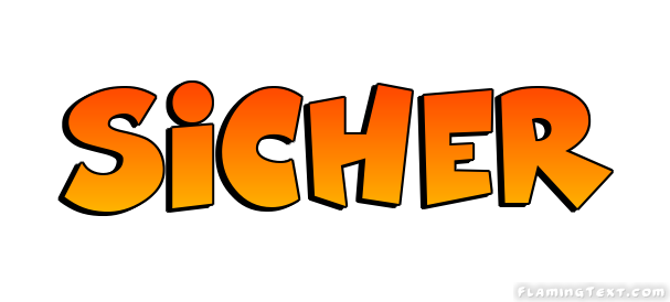 sicher Logo