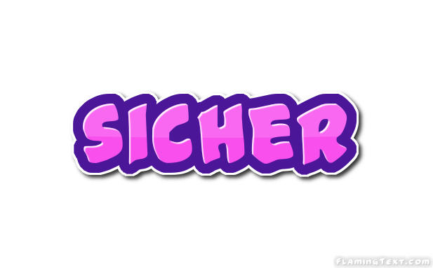 sicher Logo