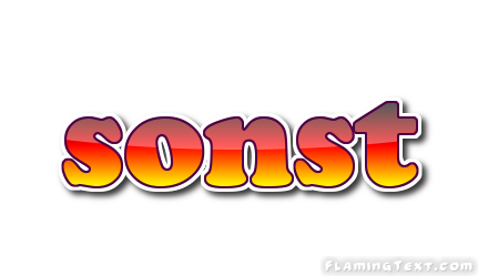 sonst Logo