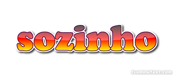 sozinho Logotipo