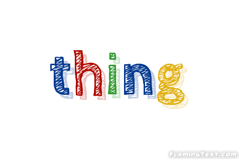 thing Logo | Free Logo Design Tool from Flaming Text