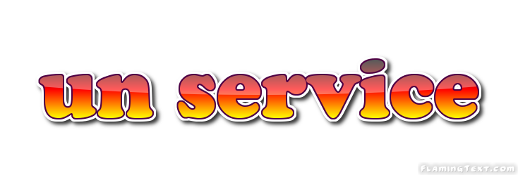 un service Logo