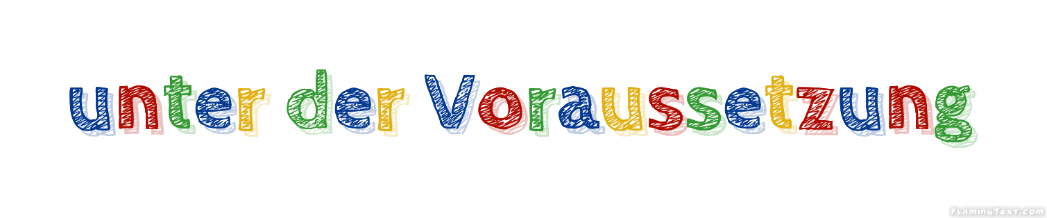 unter der Voraussetzung Logo