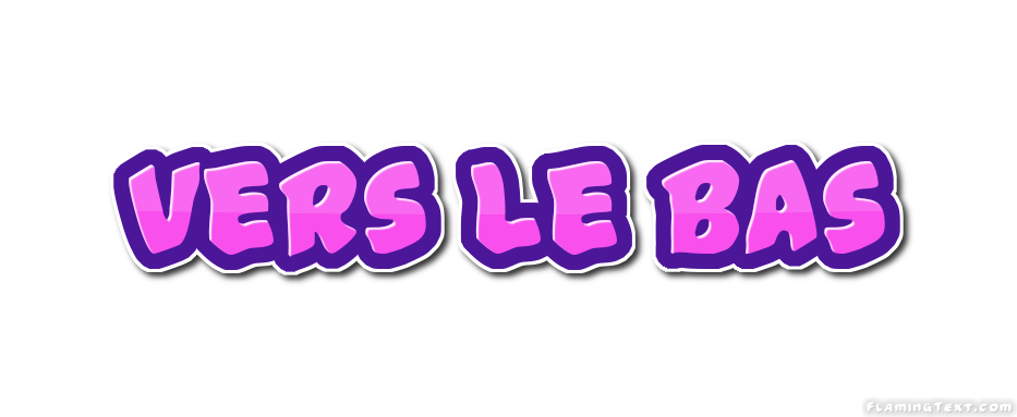 vers le bas Logo