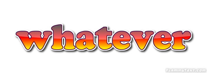 whatever Logo