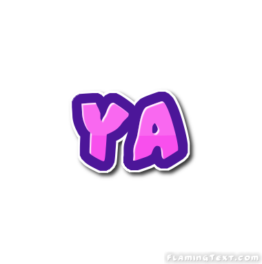 ya Logo | Herramienta de diseño de logotipos gratuita de Flaming Text
